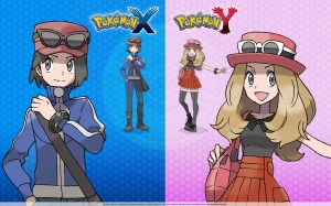 The male and female character design for the recently released Pokemon XY game on Nintendo DS XD